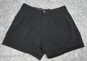 PING Men's Black Golf Shorts Size 36 Pleated Front Golfing Activewear